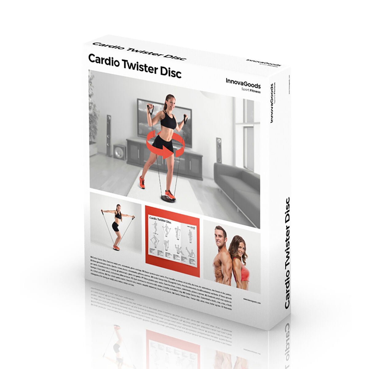 Cardio Twister Scheibe mit Trainingsguide InnovaGoods
