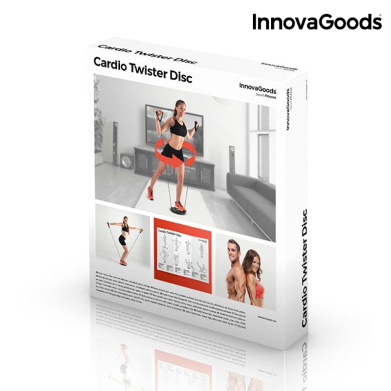 Cardio Twister Scheibe mit Trainingsguide InnovaGoods
